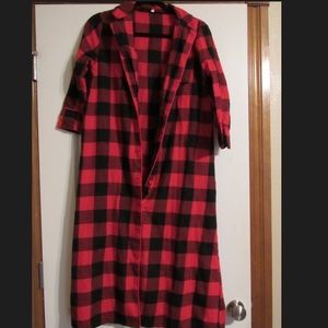 Buffalo Plaid Flannel Dress